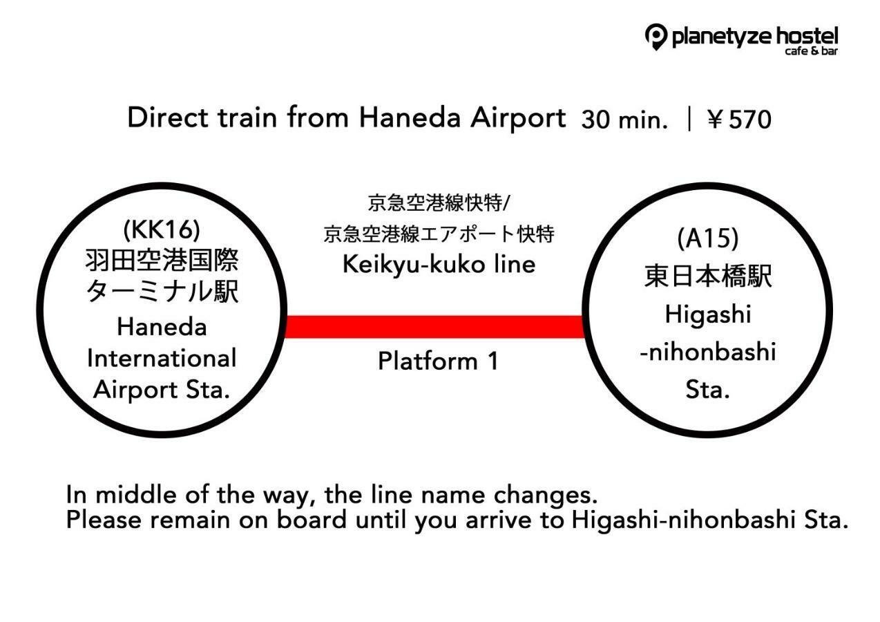 Planetyze Hostel Tokyo Exterior photo